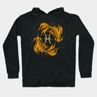 Zodiac Pisces Two Fish Birthday Gift Hoodie